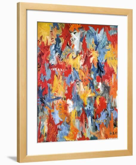 False Start, 1959-Jasper Johns-Framed Art Print