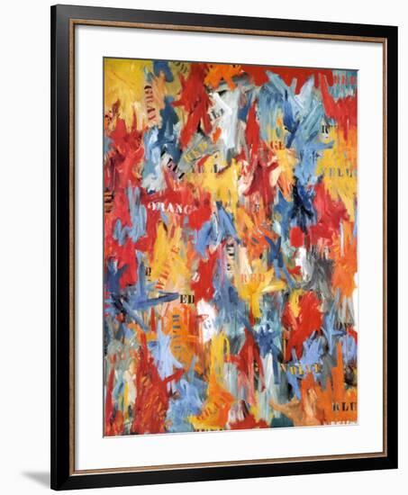 False Start, 1959-Jasper Johns-Framed Art Print