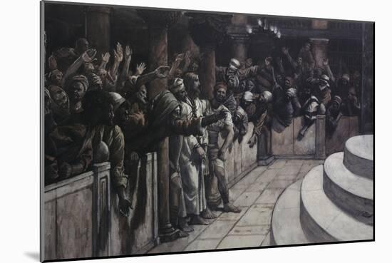 False Witness Before Caiaphas-James Tissot-Mounted Giclee Print