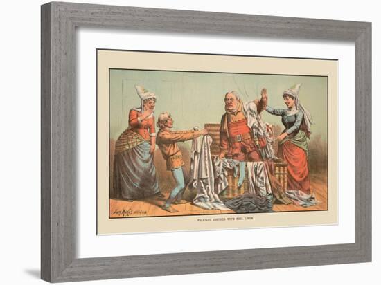 Falstaff Covered with Foul Linen-Tom Merry-Framed Art Print