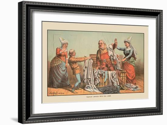 Falstaff Covered with Foul Linen-Tom Merry-Framed Art Print