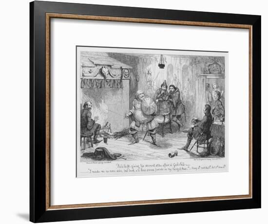 Falstaff Giving His Account of the Affair at Gadshill-George Cruikshank-Framed Giclee Print