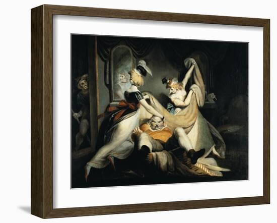 Falstaff in the Laundry Basket, 1792-Henry Fuseli-Framed Giclee Print