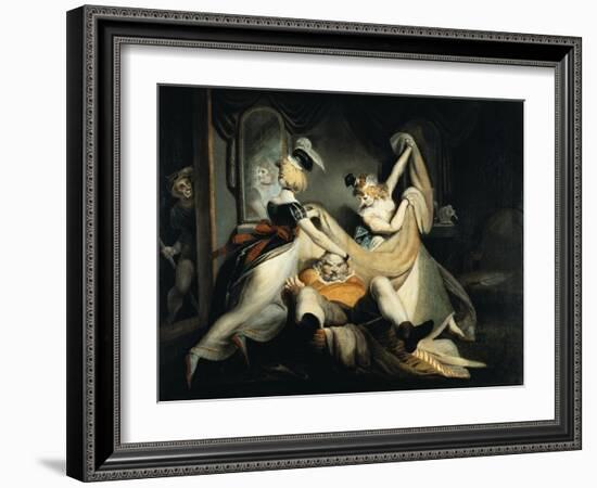 Falstaff in the Laundry Basket, 1792-Henry Fuseli-Framed Giclee Print