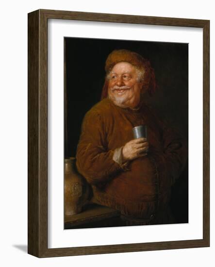 Falstaff with a Tin Cup-Eduard Grutzner-Framed Giclee Print