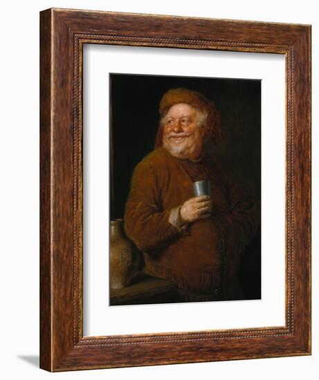 Falstaff with a Tin Cup-Eduard Grutzner-Framed Giclee Print