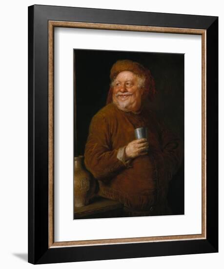 Falstaff with a Tin Cup-Eduard Grutzner-Framed Giclee Print