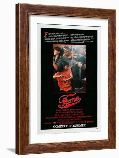 Fame, Irene Cara, Lee Curreri, 1980, © MGM/courtesy Everett Collection-null-Framed Art Print