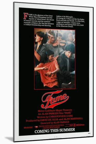 Fame, Irene Cara, Lee Curreri, 1980, © MGM/courtesy Everett Collection-null-Mounted Art Print
