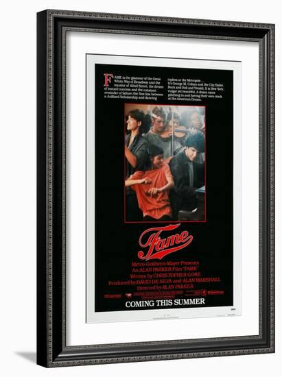 Fame, Irene Cara, Lee Curreri, 1980, © MGM/courtesy Everett Collection-null-Framed Art Print