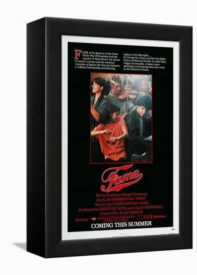 Fame, Irene Cara, Lee Curreri, 1980, © MGM/courtesy Everett Collection-null-Framed Stretched Canvas