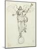 Fame, Preliminary Sketch, C.1631-Inigo Jones-Mounted Giclee Print