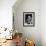 Famed Scientist Albert Einstein in His Study at Home-Alfred Eisenstaedt-Framed Premium Photographic Print displayed on a wall