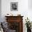 Family and Friends Gathering in Living Room to Watch Movies, Both Rented and Homemade-Gordon Parks-Framed Photographic Print displayed on a wall