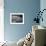 Family and Friends Sitting in a Modern Home, with Lots of Glass-Walter Sanders-Framed Photographic Print displayed on a wall