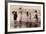 Family at the Beach, 1890-null-Framed Photographic Print