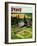 "Family Baseball" Saturday Evening Post Cover, September 2, 1950-John Falter-Framed Giclee Print