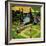 "Family Baseball", September 2, 1950-John Falter-Framed Giclee Print