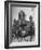 Family Being Pulled in a Rickshaw with a Russian Orthodox Church in the Background-Jack Birns-Framed Photographic Print