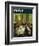 "Family Birthday Party" Saturday Evening Post Cover, March 15, 1952-John Falter-Framed Giclee Print