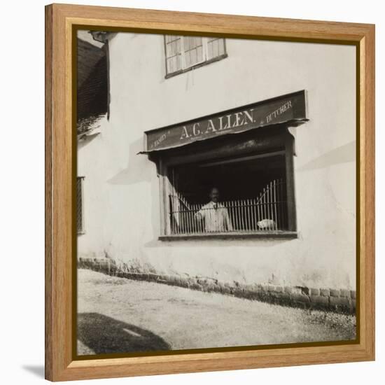 Family Butchers' Shop-Curtis Moffat-Framed Premier Image Canvas