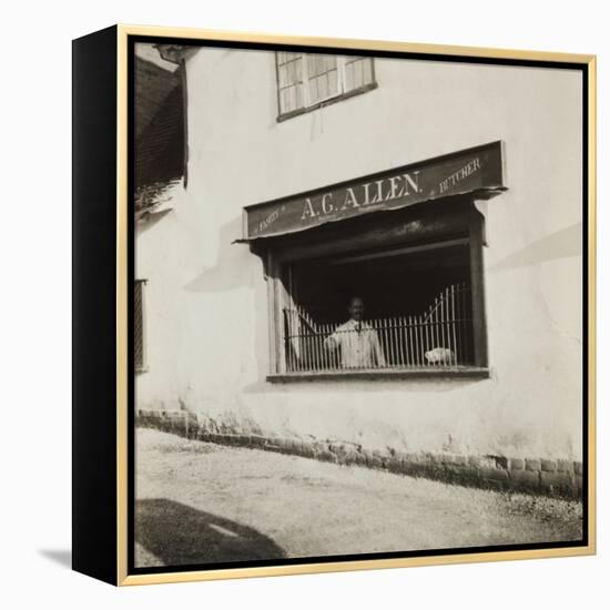 Family Butchers' Shop-Curtis Moffat-Framed Premier Image Canvas