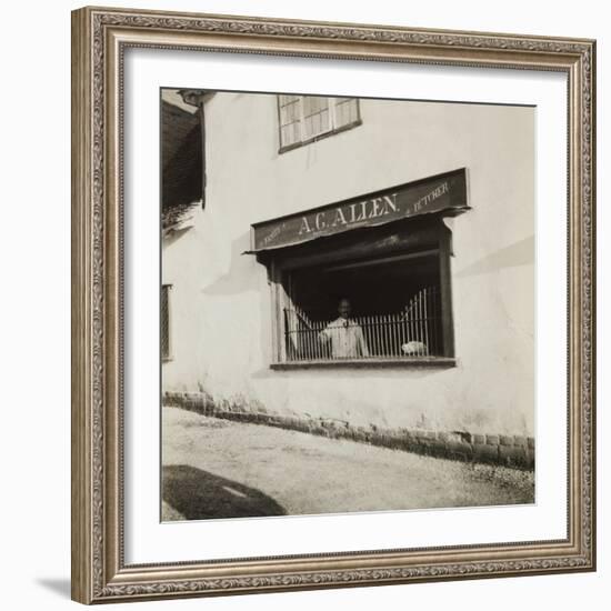 Family Butchers' Shop-Curtis Moffat-Framed Giclee Print