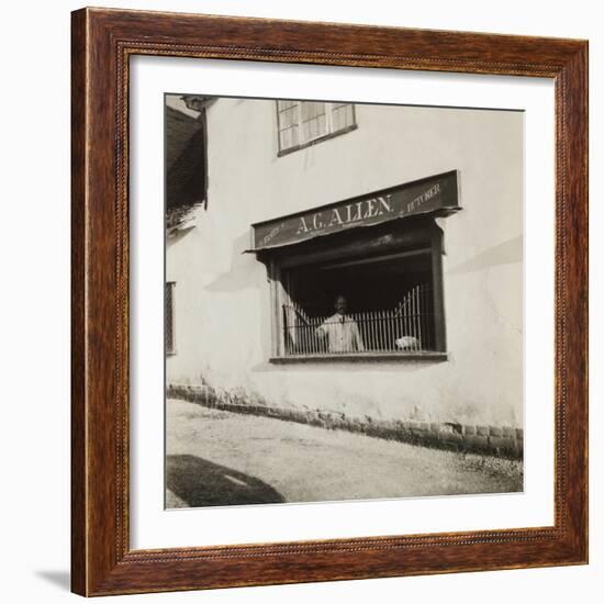 Family Butchers' Shop-Curtis Moffat-Framed Giclee Print