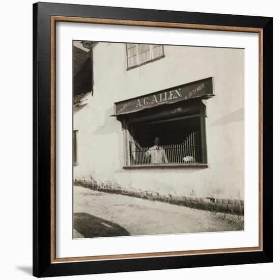 Family Butchers' Shop-Curtis Moffat-Framed Giclee Print