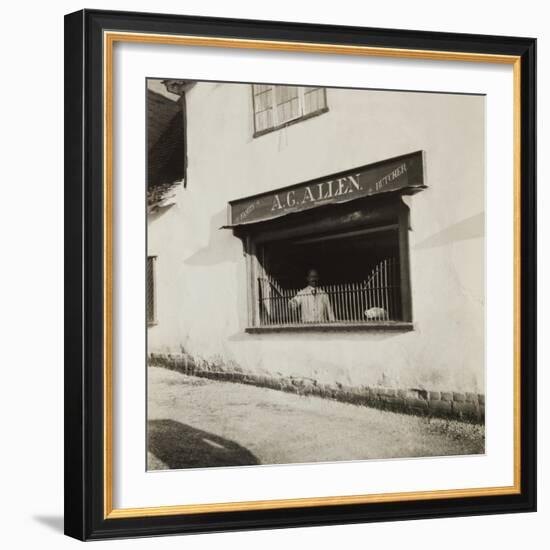 Family Butchers' Shop-Curtis Moffat-Framed Giclee Print