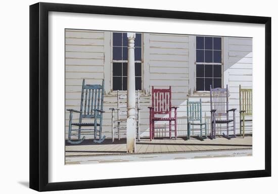 Family Chairs-Zhen-Huan Lu-Framed Art Print