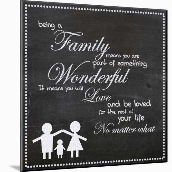 Family Chalk White-Lauren Gibbons-Mounted Art Print