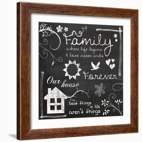 Family Chalk-Lauren Gibbons-Framed Art Print