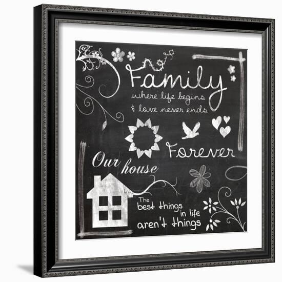 Family Chalk-Lauren Gibbons-Framed Art Print