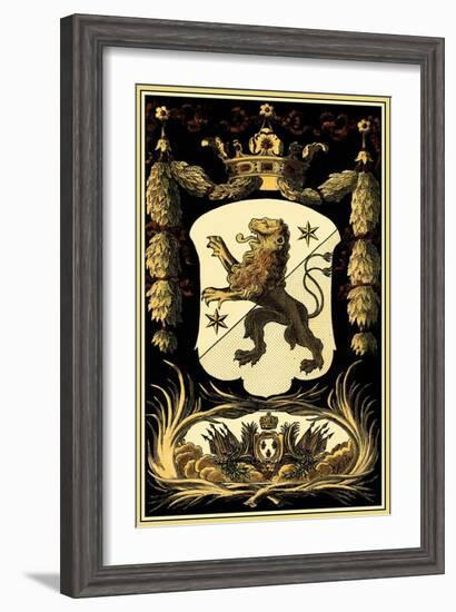 Family Crest III-Vision Studio-Framed Art Print