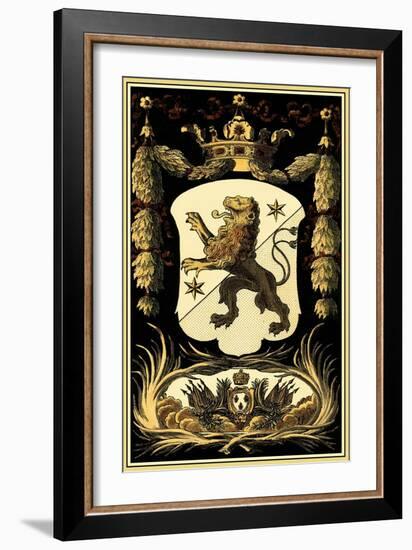 Family Crest III-Vision Studio-Framed Art Print