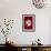 Family Crest Style Burgundy-Ikuko Kowada-Framed Giclee Print displayed on a wall