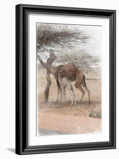 Family Dinner 2-Sheldon Lewis-Framed Art Print