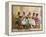 Family Dinner-Dianne Dengel-Framed Premier Image Canvas