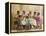 Family Dinner-Dianne Dengel-Framed Premier Image Canvas