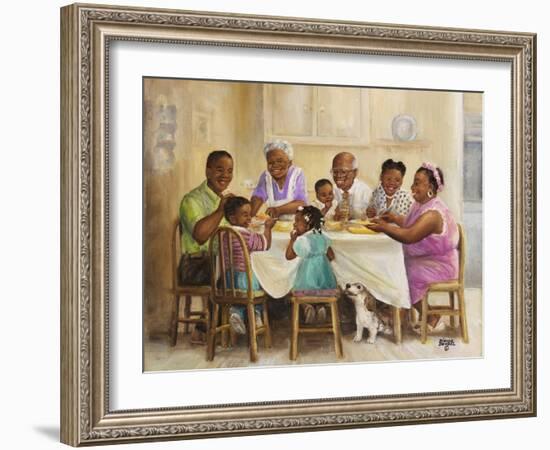 Family Dinner-Dianne Dengel-Framed Giclee Print