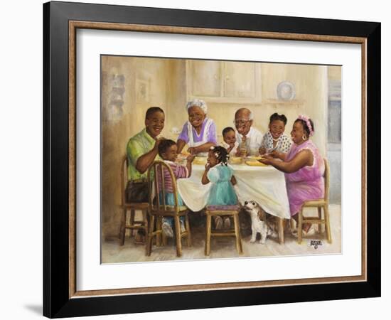 Family Dinner-Dianne Dengel-Framed Giclee Print