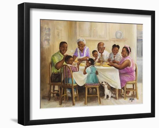 Family Dinner-Dianne Dengel-Framed Giclee Print