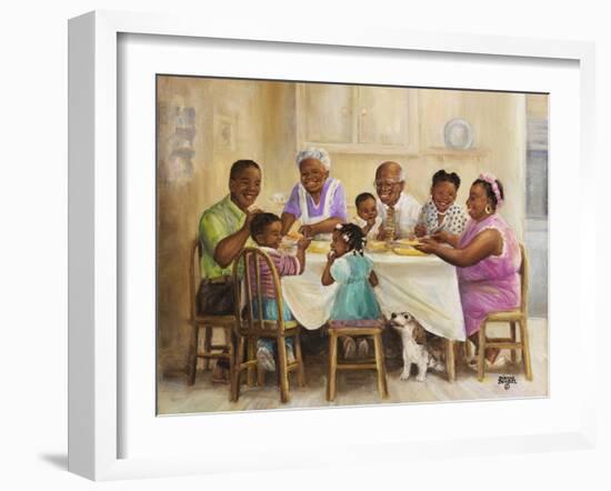 Family Dinner-Dianne Dengel-Framed Giclee Print