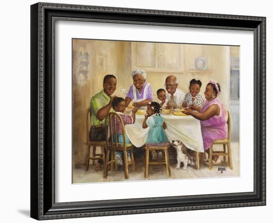 Family Dinner-Dianne Dengel-Framed Giclee Print