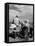 Family Driving on Motorcycle and Sidecar from Omaha, Nebraska to Salt Lake City, UT-Allan Grant-Framed Premier Image Canvas