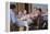 Family Eating at the Dinner Table-William P. Gottlieb-Framed Premier Image Canvas