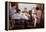 Family Eating Together at Dinner Table-William P. Gottlieb-Framed Premier Image Canvas