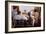 Family Eating Together at Dinner Table-William P. Gottlieb-Framed Premium Photographic Print