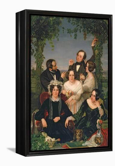 Family Group (The Bromley Family) 1844-Ford Madox Brown-Framed Premier Image Canvas